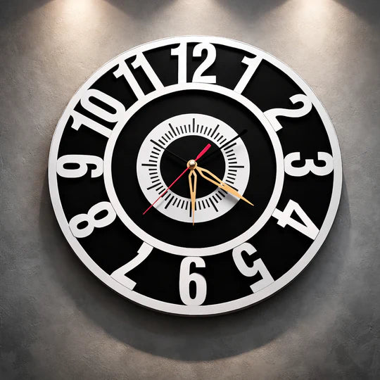 ECLIPSE 12-MODERN AND SLEEK WALL CLOCK FOR HOME AND OFFICE